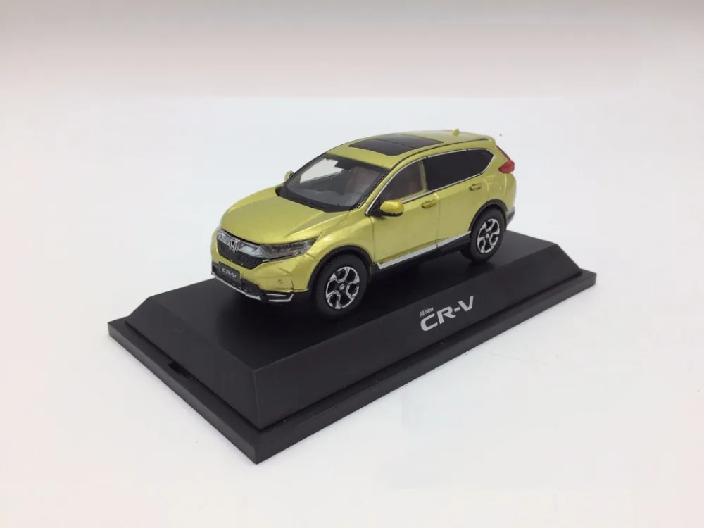 1:43 литая модель для Honda CR-V зеленый внедорожник игрушечный автомобиль миниатюрная коллекция подарки CRV CR V