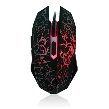 

Mouse Professional Colorful Backlight 4000DPI Optical Wired Gaming Mouse Mice A8