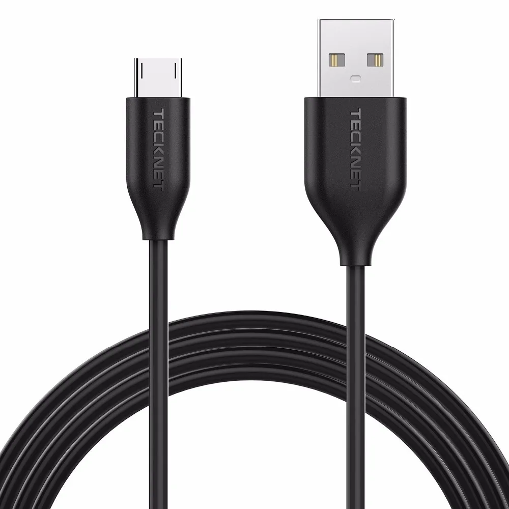 

Tecknet Micro USB Cable Tangle-free USB to Double Sided Data Sync USB Charger Cable for Samsung HTC LG Sony Android