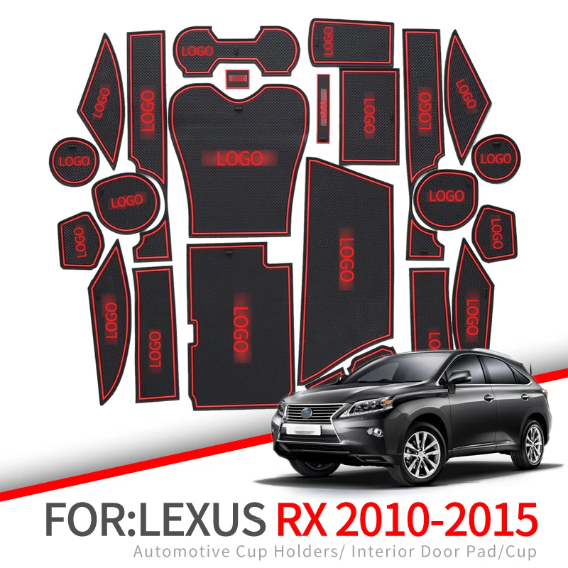 ZUNDUO Противоскользящий коврик для разъема ворот Lexus RX RX270 RX350 RX450h 2010 2012 2013 2014 2015 270 350