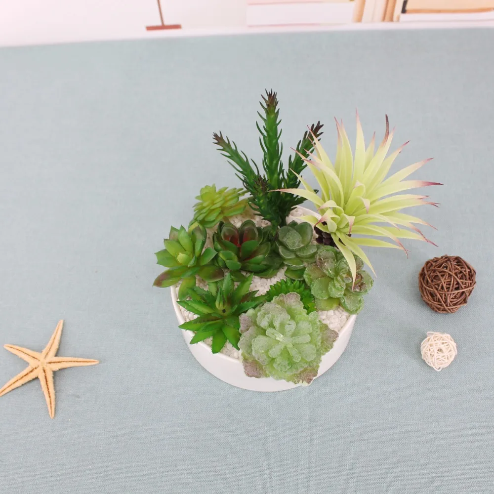 DIY поддельные искусственные суккуленты растения для украшения моделирования