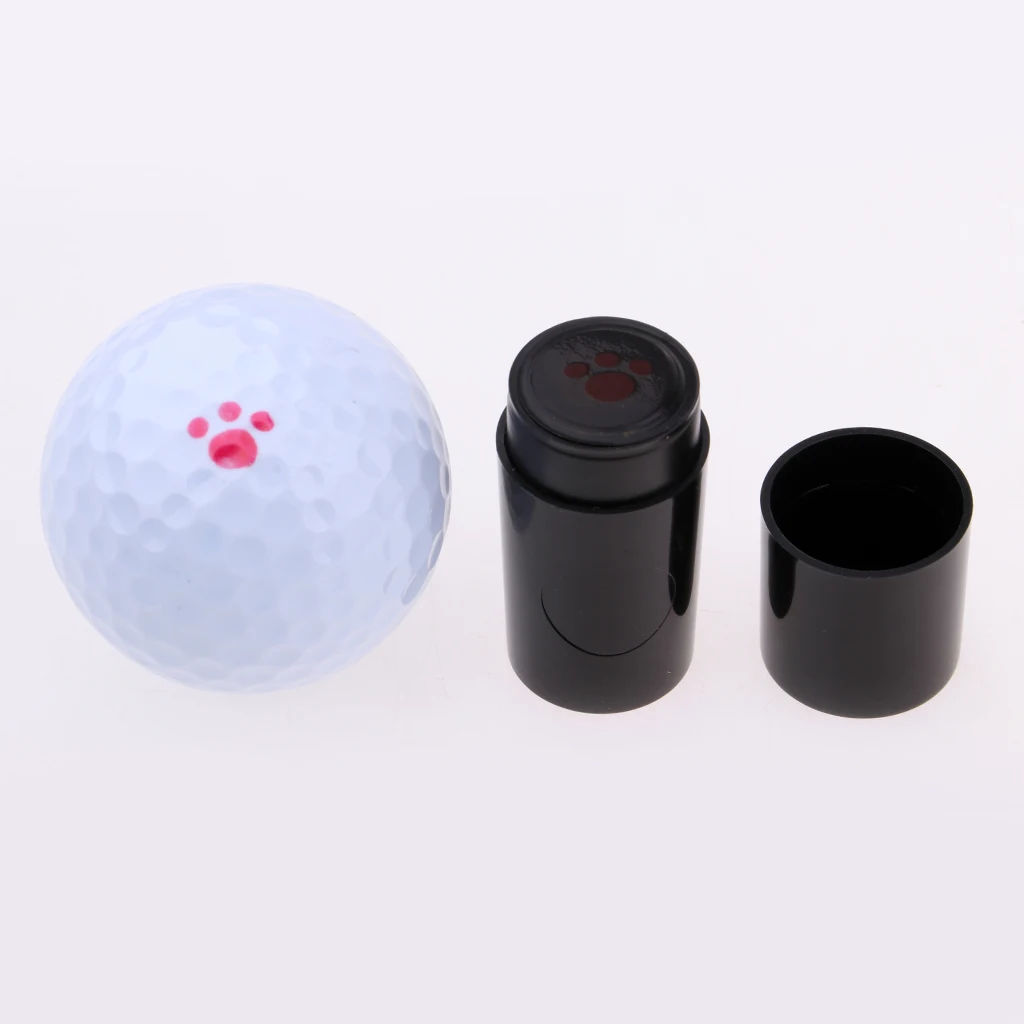 Quick-dry Plastic Colorfast Golf Ball Stamper Stamp Marker for Golf Ball Golfer Gift