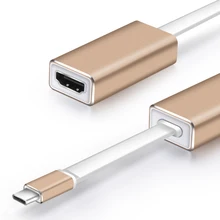 USB C к HDMI конвертер Алюминий сплав Материал 4 K 30 Гц Тип C к HDMI адаптер для нескольких Тип c устройств