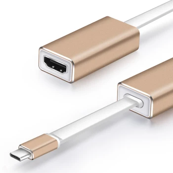 

USB C TO HDMI Converter Aluminum Alloy Material 4K 30Hz Type C to HDMI Adapter for Multi Type c Devices