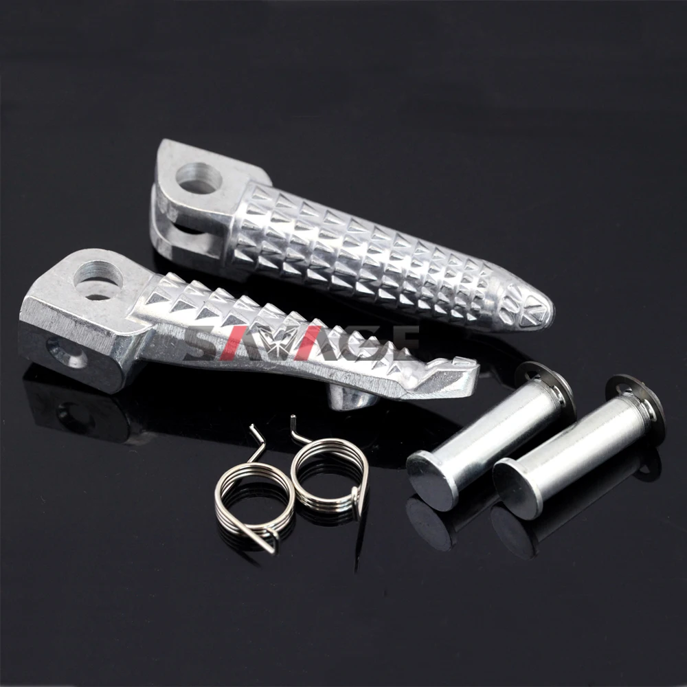 

For KAWASAKI VERSYS 250/300 NINJA EX250R Z250 Z300 Motorcycle Rider Front Foot Pegs Footrest Adapter