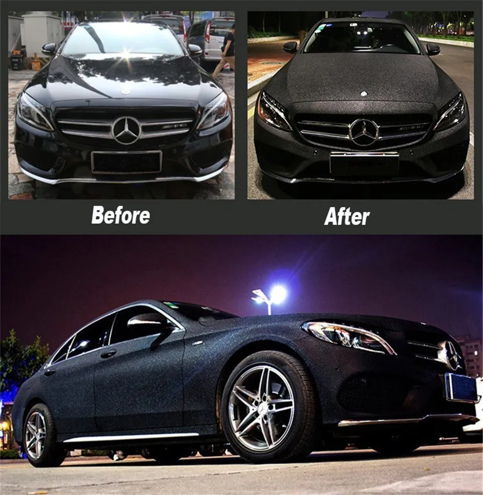  Diamond Sandy Sparkle Vinyl Wrap Film Car Wrapping Foil Sticker Sheet Bike Console Computer Laptop 