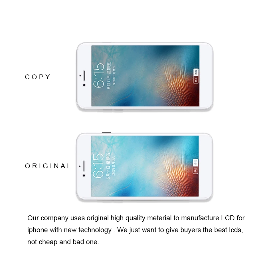 Оригинальный ЖК дисплей Pantalla для iPhone 6 6S экран с 3D сенсорным экраном в сборе Plus