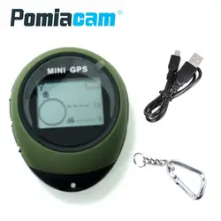 PG03 мини gps навигации Универсальный брелок Открытый Ручной Расположение Finder USB Перезаряжаемые с компасом для путешествий лагерь подняться