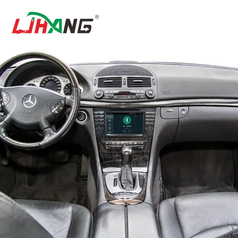 Flash Deal LJHANG Android 9.0 Car DVD Player Stereo For Mercedes Benz W203/CLK200/CLK22/C180/C200 GPS Navi WIFI 2 Din Car Radio headunit BT 5