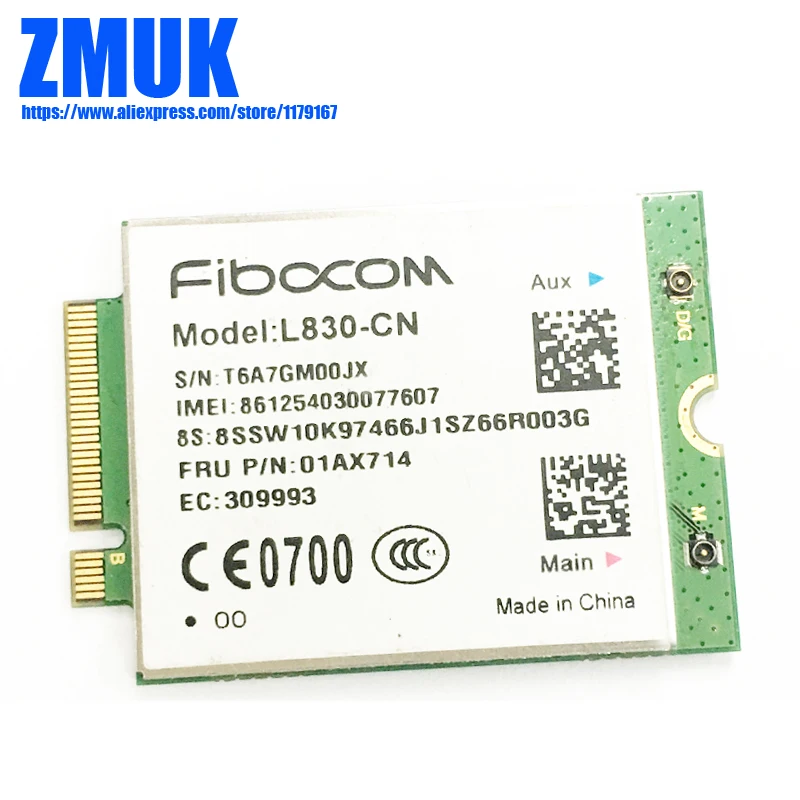 

Фонарь 4G M.2 WWAN для ноутбука Lenovo, FRU 01AX714