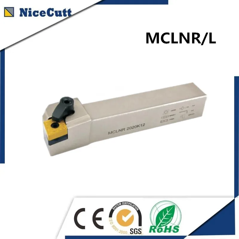

MCLNL2020K12 Nicecutt External Turning Tool Holder for CNMG insert Lathe Tool Holder