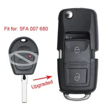 KEYECU обновлен удаленное Ключи брелок 433 МГц ID48 для Volkswagen Bora модели авто Polo, Golf, Passat Lupo P/N: 5FA 007 680