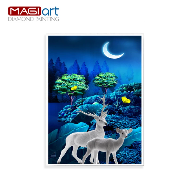 

Diamond painting accessories,Diamond embroidery,5D DIY mosaic Diamant, picture of rhinestones,full round daimond Animals ZMA097