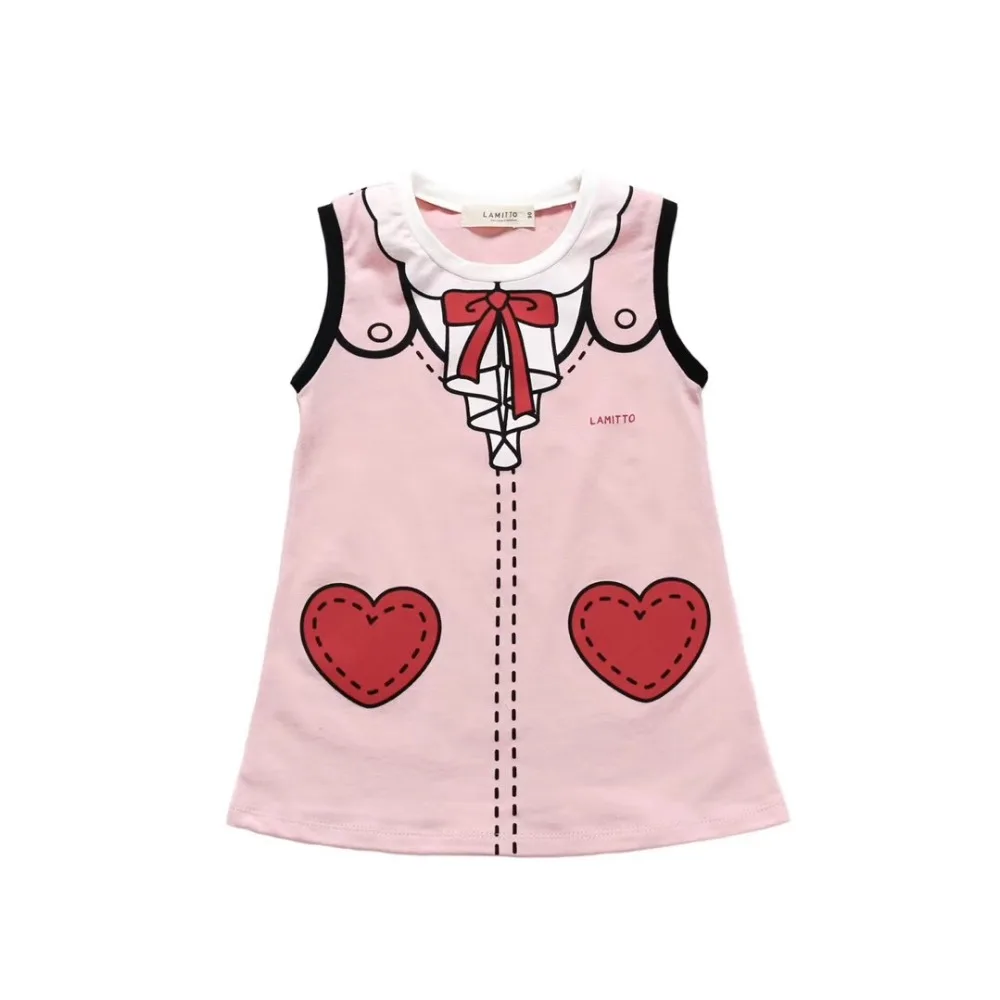 

2019 Toddler Girls Princess Dresses Girls Birthday Party Dress Summer Kid Dress For Girls Toddler Cotton Sleeveless Pink Dress