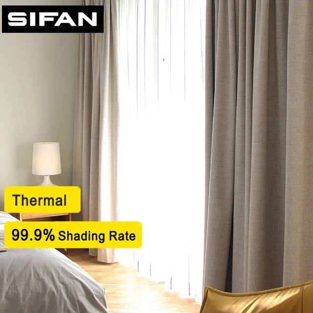 Best Price 100% Shading rate Faux Linen Blackout Curtains for Living Room Modern Curtains for the Bedroom Curtains for Kids Custom Made Best Price 100% Shading rate Faux Linen Blackout Curtains for Living Room Modern Curtains for the Bedroom Curtains for Kids Custom Made