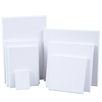 

1PCS Mini Stretched Artists Canvas Small Art Board Acrylic/Oil Paint Blank Mini Canvas Drawing Toys Supply