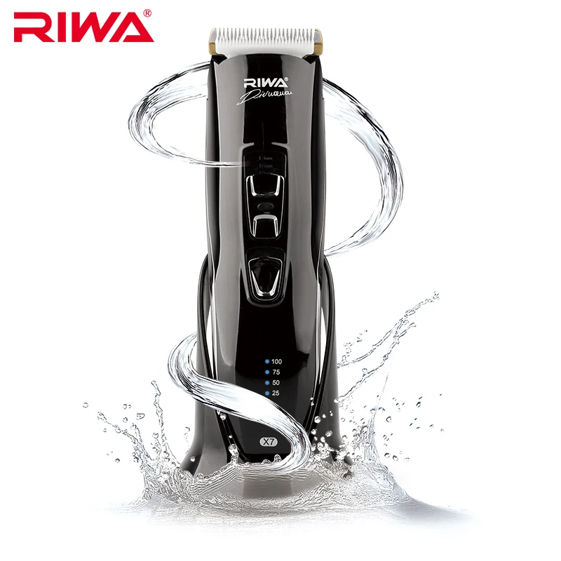 RIWA X7 Electric Beard Hair Trimmer Clipper Professional Hairclipper Shaving Machine for Men Baby 100-240V Haircut | Бытовая техника