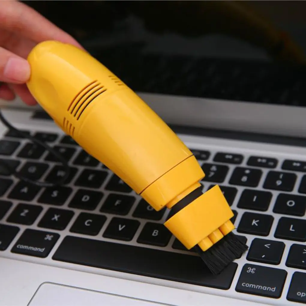 Мини Вакуумный USB пылесос для клавиатуры ПК щетка для ноутбука инструмент для очистки пыли несколько щеток 4 цвета