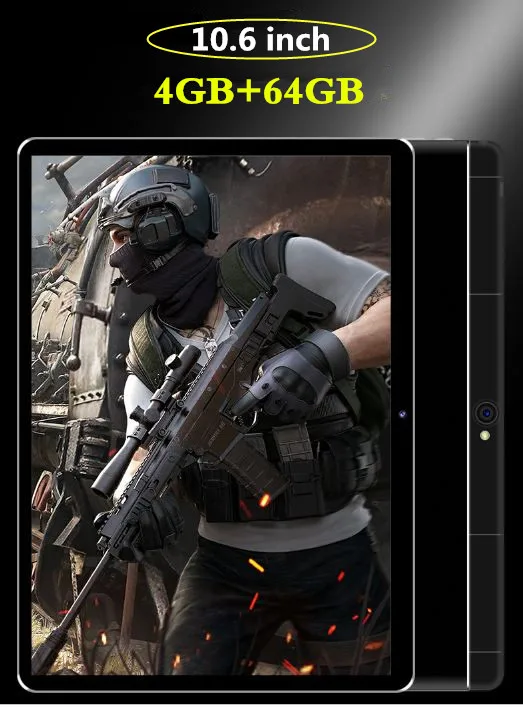 Хит, новинка, 10,6 дюймов, планшетный ПК Ocat Core, 4 Гб ОЗУ, 64 Гб ПЗУ, Android 8,0, gps, две sim-карты, 1920*1280, 3G, 4G, LTE, телефон, планшет, 10 10,1