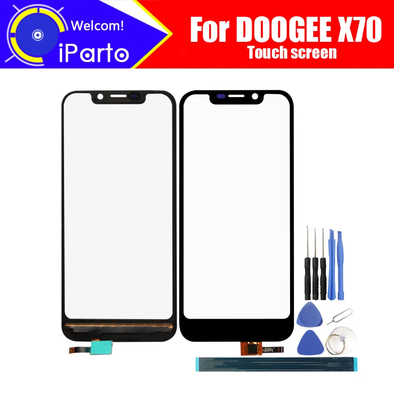 Дигитайзер Doogee X70 сенсорный экран 100% гарантия оригинальная стеклянная панель