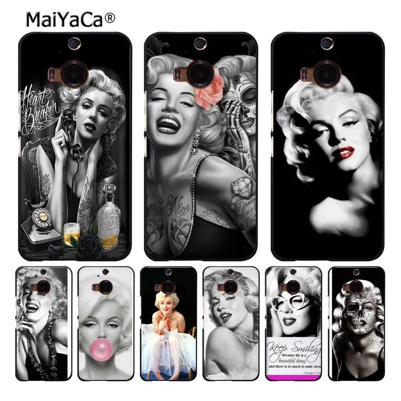 

MaiYaCa Audrey Hepburn Marilyn Monroe Beautiful Phone case Accessories for htc M8 M9 M7 X9 A9 M9 plus case Cover funda coque