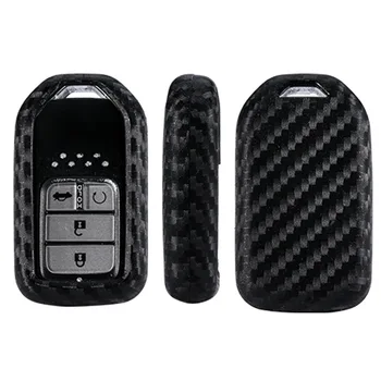 

Carbon Fiber TPU 2 3 Button Smart Keyless Remote Key Case Fob Cover Holder For VEZEL /HR-V /JAZZ /CIVIC /ACCORD /ODYSSEY
