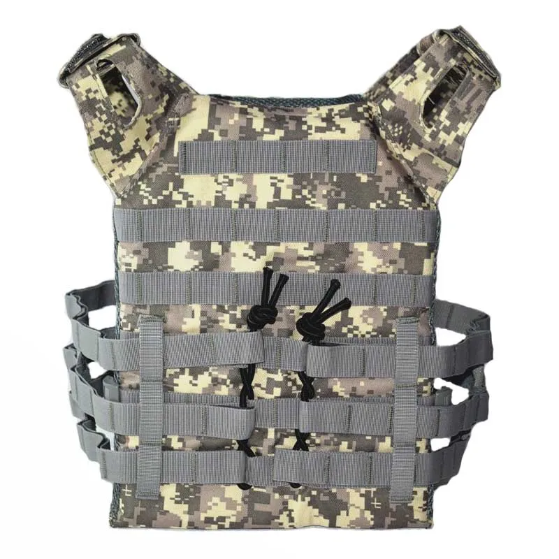 600D нейлон Airsoftsports тактический, для жилета, для страйкбола бронежилет JPC Molle Plate Carrier Wargame защита армейское оборудование 9 цветов - Цвет: ACU