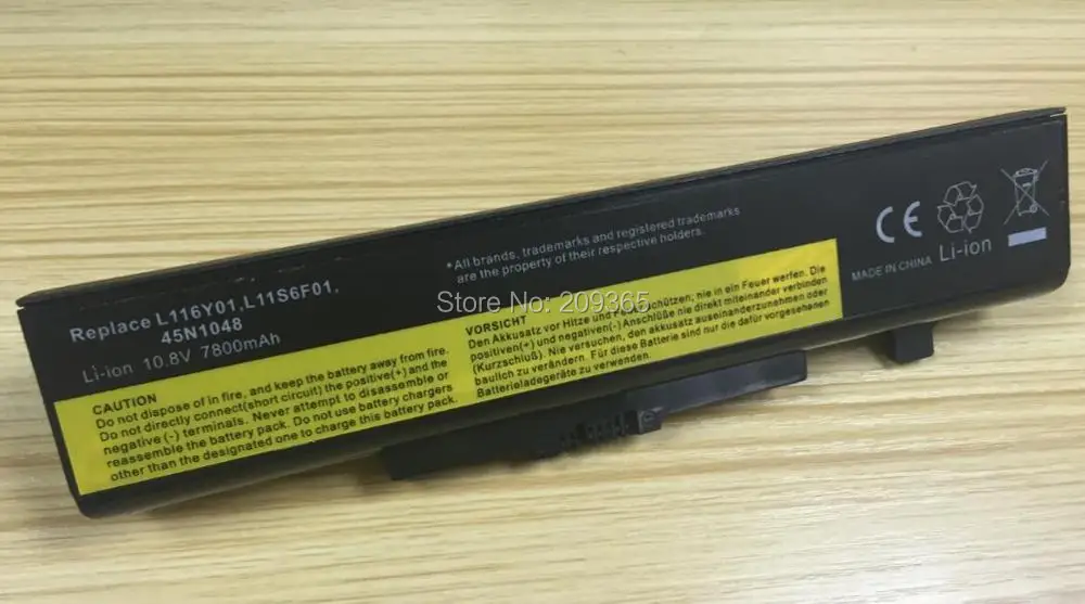 Células de Bateria do Portátil para Lenovo G500 Y485n Series Ideapad G580 Y580 Y480 Z480 Y580n 6600mah - Imagem 2