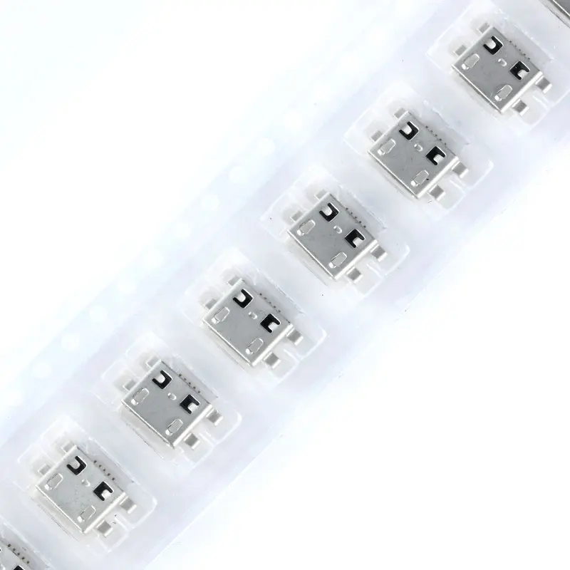 100PCS Micro USB 5Pin 5P Socket Connector MINI USB SMD DIP Female (1)