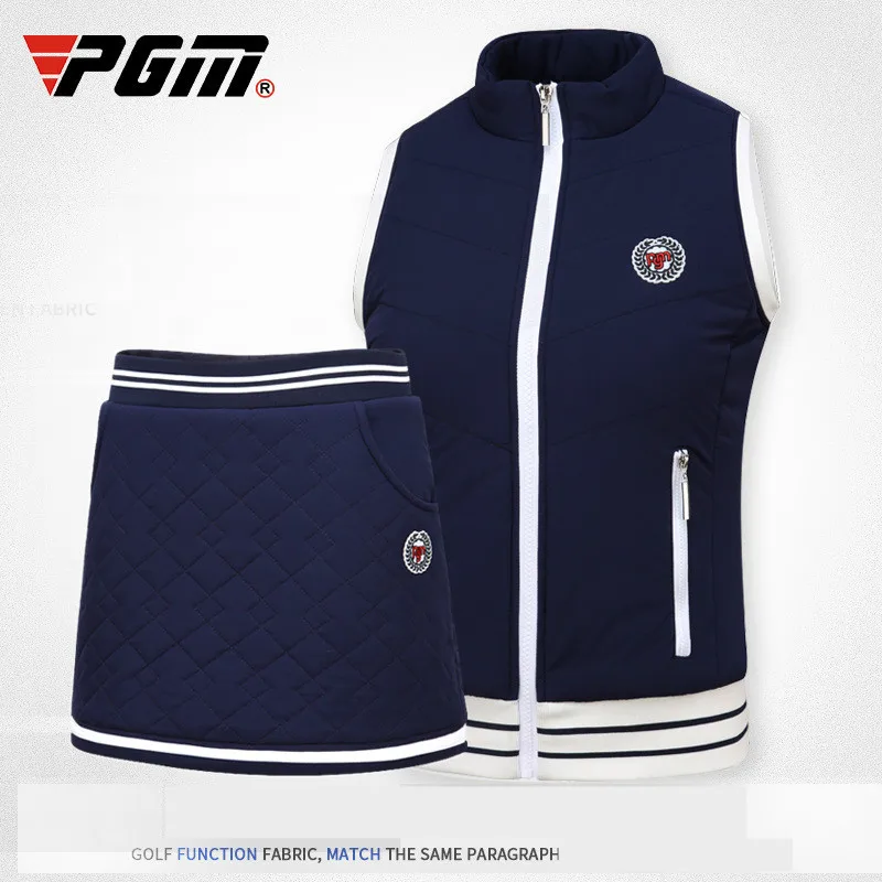 PGM autumn winter golf Sportswear ladies fleece thick warm golf Vest