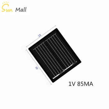 

Mini Mono Solar Panel single crystal 1V 80MA Solar System DIY For Battery Cell Phone Chargers