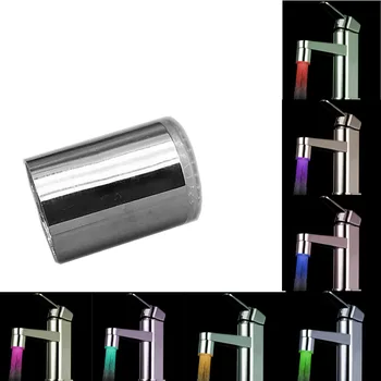 

Pressure Sensor/7 Colors Glow LED Light Automatic Faucet Tap Water Shower Changing Glow Shower Tap Head