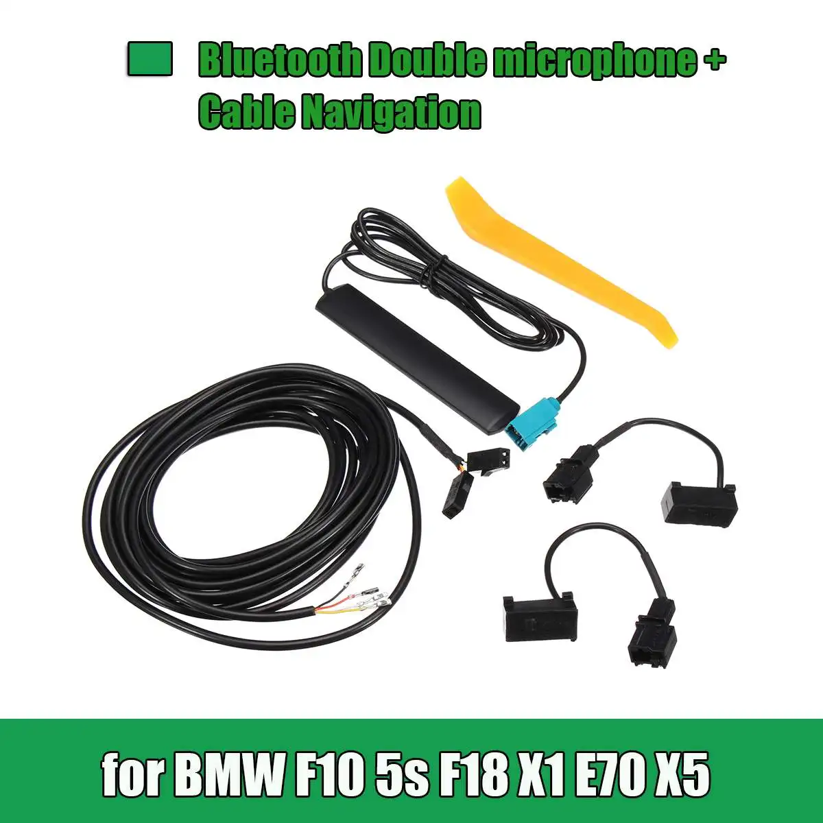 

12/13/25/26 Pin bluetooth Double Microphone Car GPS Navigation Cable DIY Set For BMW F10 5S F18 X1 E70 X5