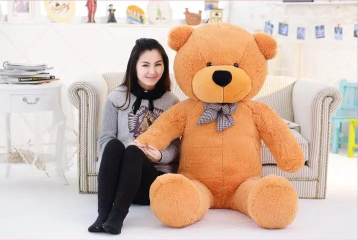 

Factory direct 180cm 1.8m giant teddy bear big plush toys children soft peluches baby doll big stuffed animals birthday gift