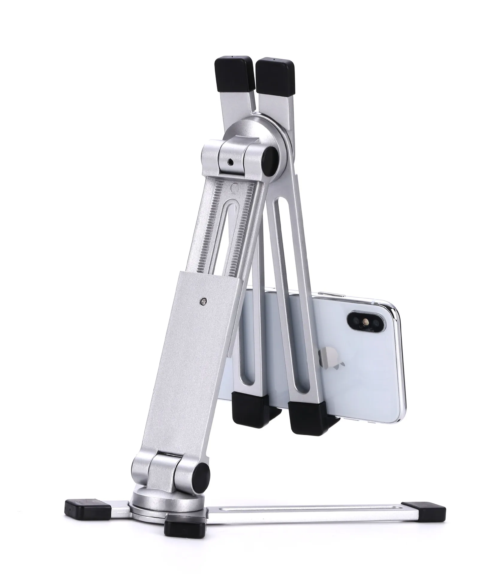 

Metal Tablet Stand Holder Desktop Adjustable Dock Cradle for iPhone X 6 7 8 Plus Huawei mate 20 Xiaomi redmi note Oppo find X