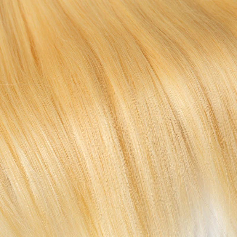 MFH 1/2/3/4 Связки русый#613 Необработанные индийские прямые волосы 12-2" шелковистый блеск чистый цвет без рыжие волосы с объемной волной