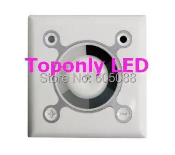 

DC12/24V brightness adjustable pwm led dimmer wall mounted square touch interface led controller CE&ROHS 5pcs DHL free shipping