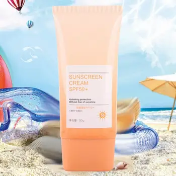 

SPF50+ Facial Sunscreen Cream Summer Waterproof Sweatproof Sun Protection Sunblock Lotion 50g