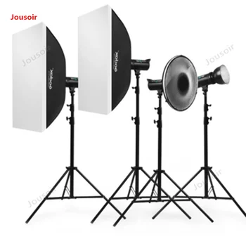 Godox Studio Flash DE400w Studio four lamp set portrait clothing softbox Photographic lamp equipment CD50 T03 Godox Studio Flash DE400w Studio four lamp set portrait clothing softbox Photographic lamp equipment CD50 T03