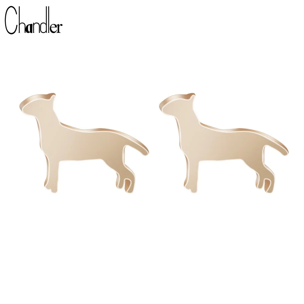 

2017 New Arrival Bull Terrier Stud Earrings Dog Pet lovers Gifts For Women Brand Fine Jewelry online shopping india sentiment