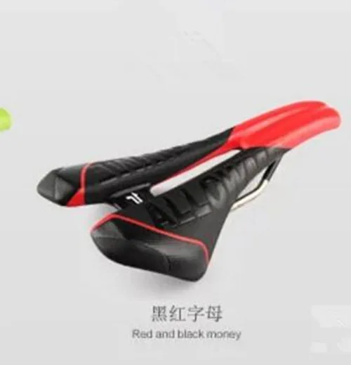 red black Promend продукция пользующаяся спросом горные запчасти велосипеда сидение для мужчин женщин дышащая удобная подушка сиденья для велосипеда - Цвет: red black