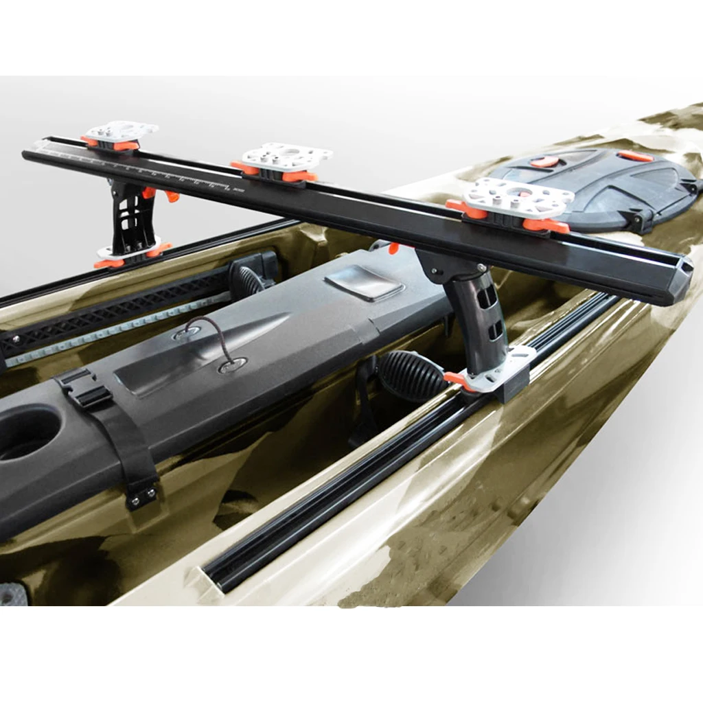 

600mm Kayak Aluminum Slide Track Rails with Screws and nuts DIY Accessories For Kayak Canoes