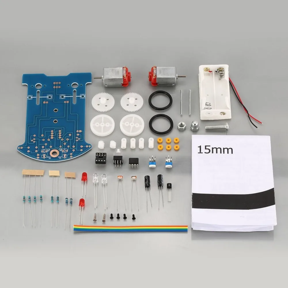 

D2-5 Line Tracking Smart Car DIY Kits of Electromechanical Engine Assembly Patrol Car Parts Intelligent Electronics