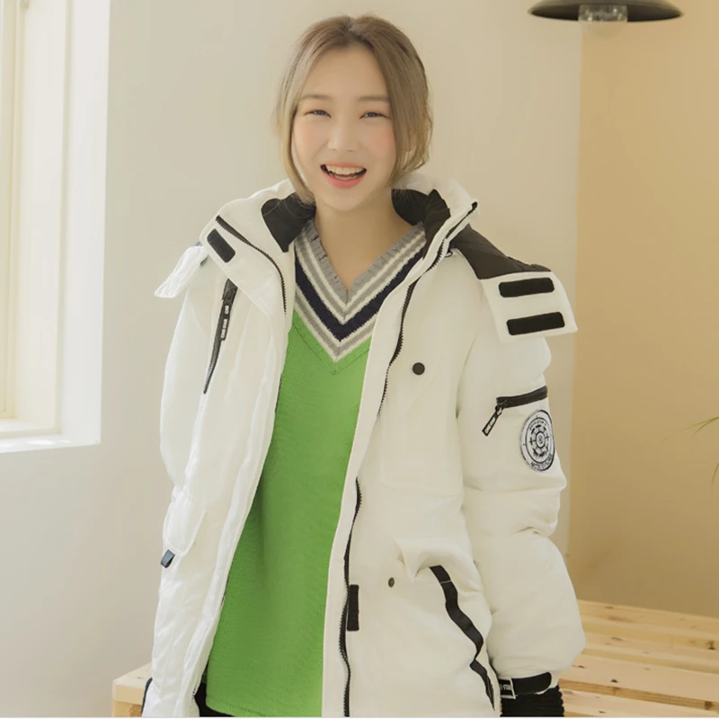 

Ski Jacket Winter Korean Spell Color Models Replica Women Outdoor Sport Snow Snowboard Gianna Jun's Same Style Down Jacket