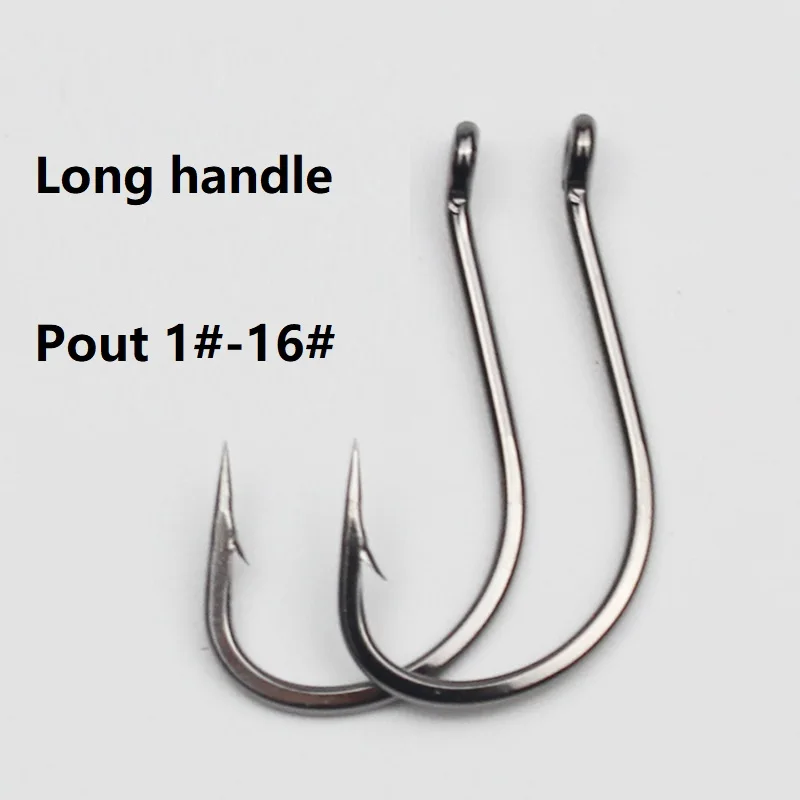 20pcs/lot Fish Hooks 1#--16# Carp Fishing Hooks in Fly Fishhooks Jig Big with Barbed Hook fishing Accessories Pesca