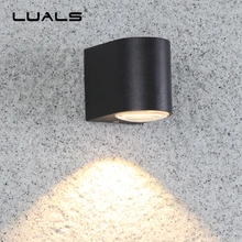 Высококлассные открытый настенный светильник Алюминий современный настенный светильник роскошная вилла Книги по искусству Настенные светильники Водонепроницаемый светодиодный свет двор проход Освещение