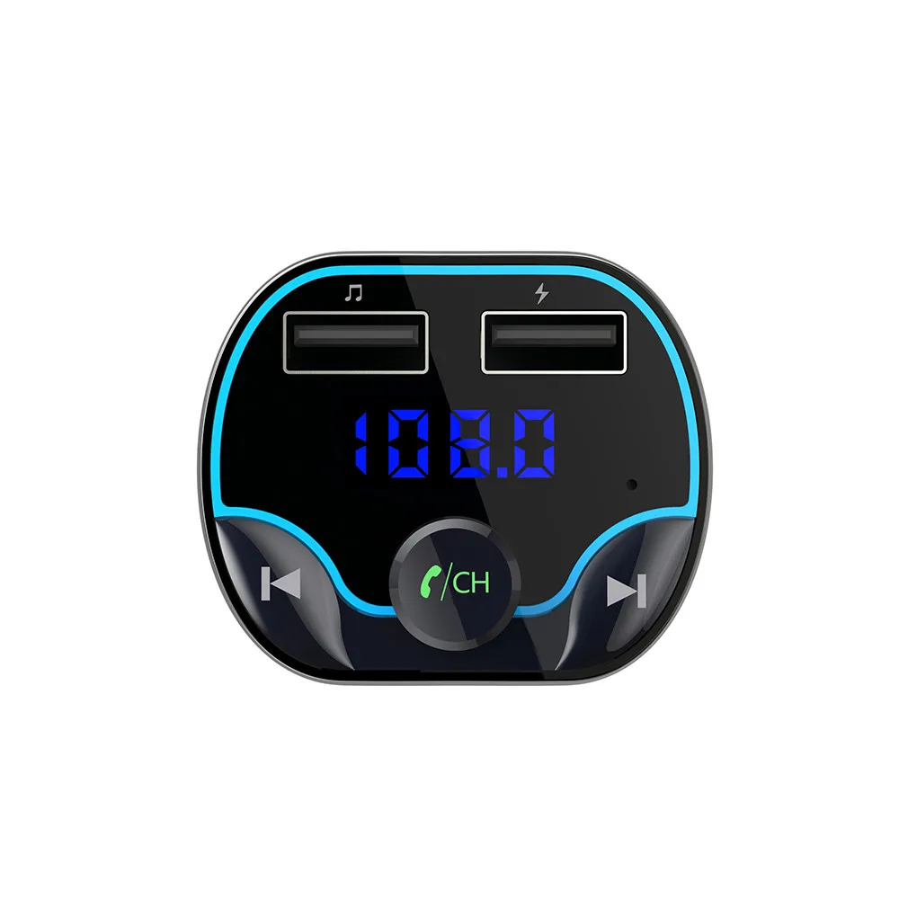 Многофункциональный двойной USB зарядное устройство беспроводной Bluetooth Handsfree Car Kit