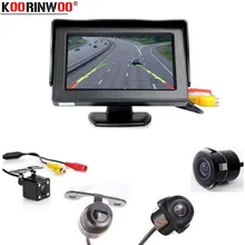 Koorinwoo Veicolo Alta Risoluzione Auto TFT LCD Parcheggio Monitor 800*480 di visione notturna IP68 Auto telecamera per la retromarcia di Assistenza Al parcheggio