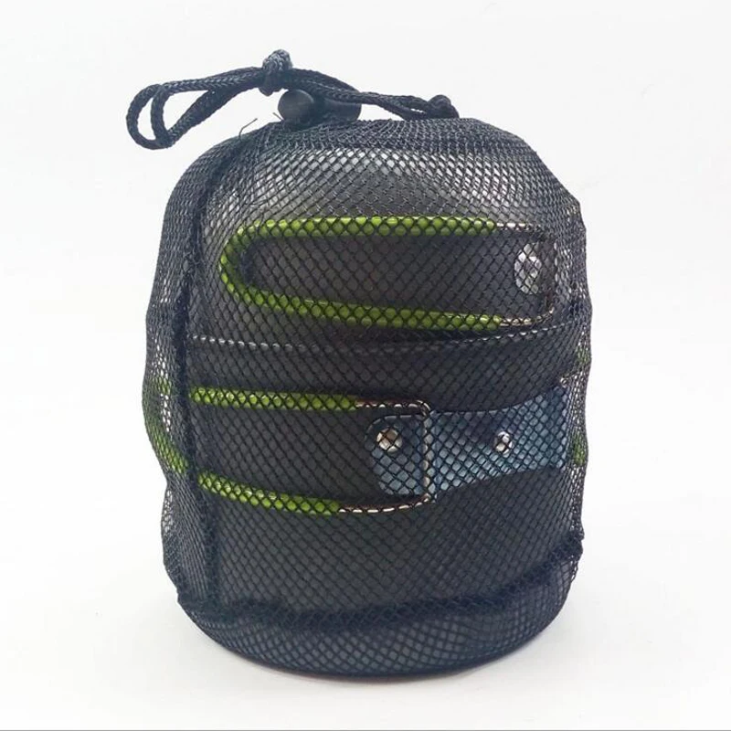Senderismo Picnic vajilla mochila utensilios de cocina conjunto de aleación de aluminio de la olla para 2-3 personas luz peso 450g de utensilios de cocina m150864