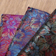 Европейский и американский стиль Металлик Жаккардовая парча ткань, 3D жаккардовая ткань, пряжа окрашенная ткань для женщин юбка пальто платье